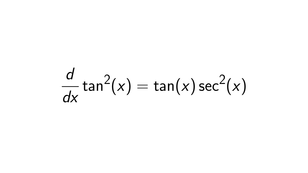 Read more about the article What is the derivative of tan^2(x)?